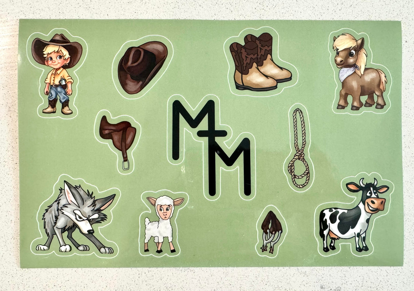 Mighty & McGriff Sticker Sheet