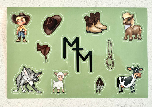 Mighty & McGriff Sticker Sheet